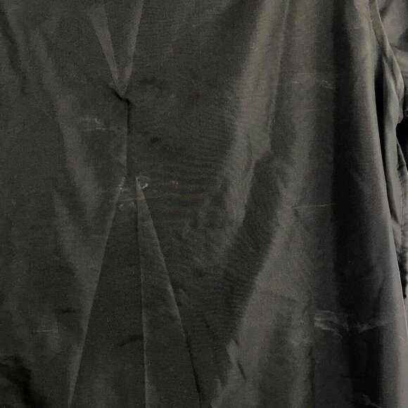 Vtg Jean For Joseph Le Bon Black Sequin Beaded Silk Blouse Sz 12 Party Cocktail - Picture 9 of 12